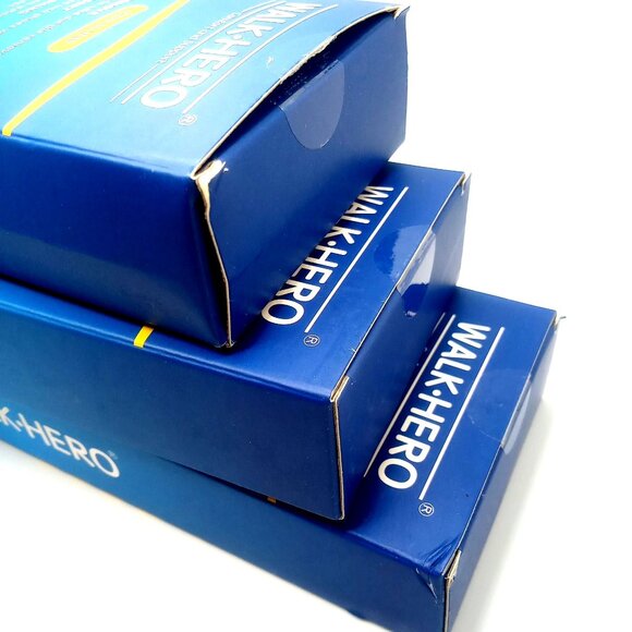 Walk-Hero Medical Orthotic Insoles Men's Size 7-7.5 Plantar Fasciitis Feet Pain - Picture 2 of 11